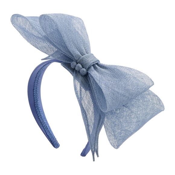 Vіnеуаrd Vіnеs Accessories - 5715 Women's Kentucky Derby Bow Fascinator, Jake Blue